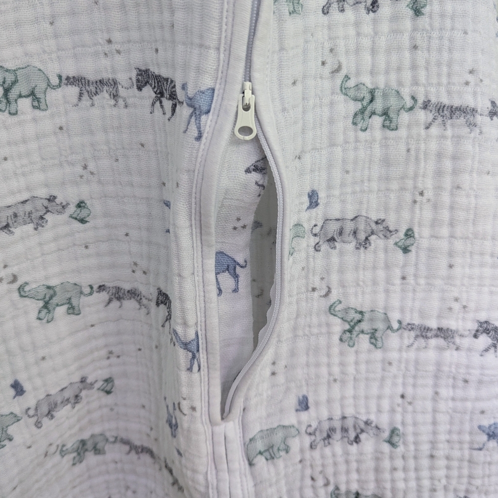 Aden + Anais | Muslin Sleep Sack in Rising Star Print | 12-18M or 76-85cm - Picture 6 of 9